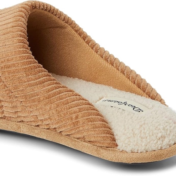 Dearfoams Men's Pull On Padded Memory Foam Slippers in Size L “Home Body” Print - Picture 2 of 5